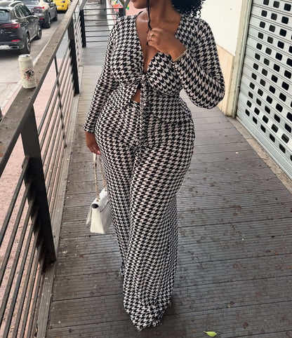 Houndstooth Print Set