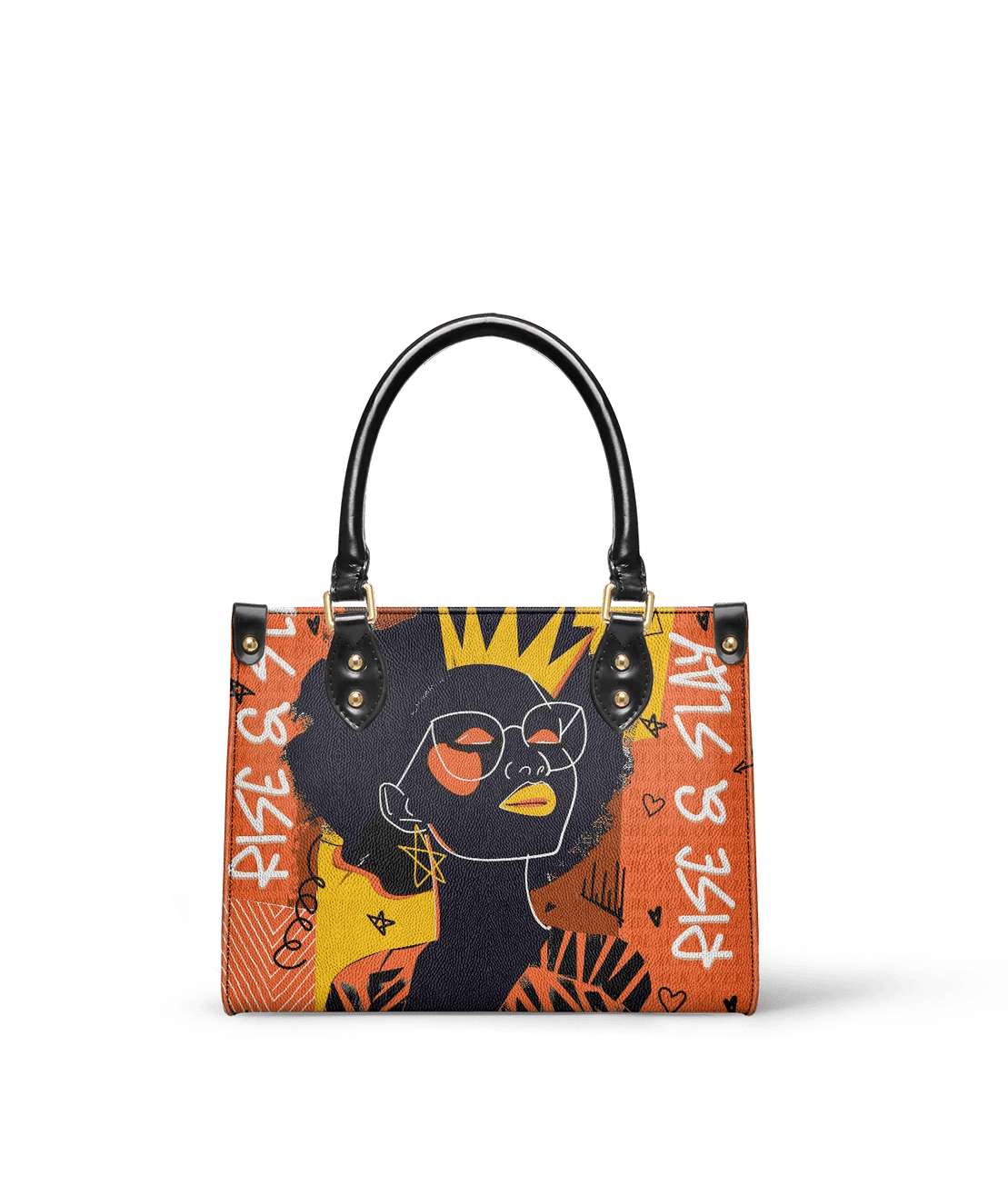 Orange Leather Handbag