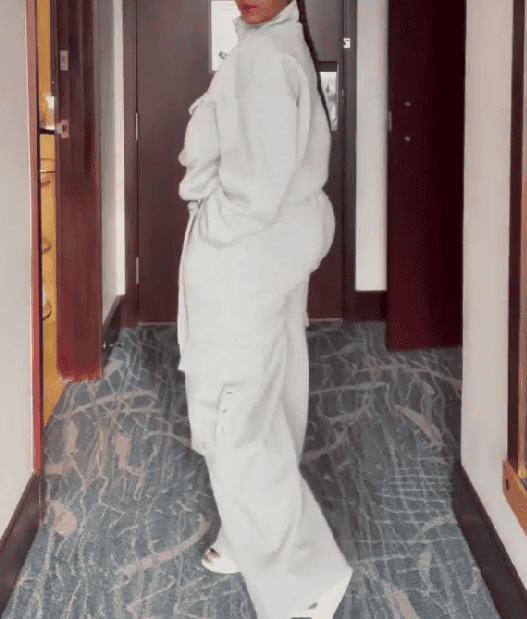 Street Edge Light Grey Utility Tracksuit