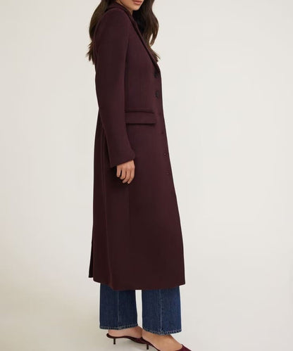 Cinched Wool Coat