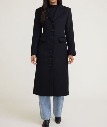 Cinched Wool Coat