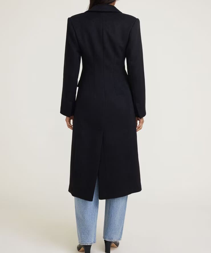Cinched Wool Coat