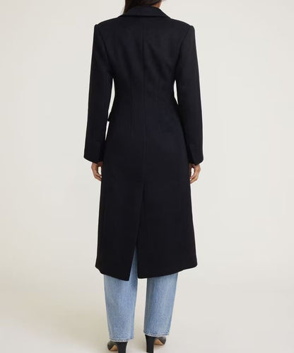 Cinched Wool Coat