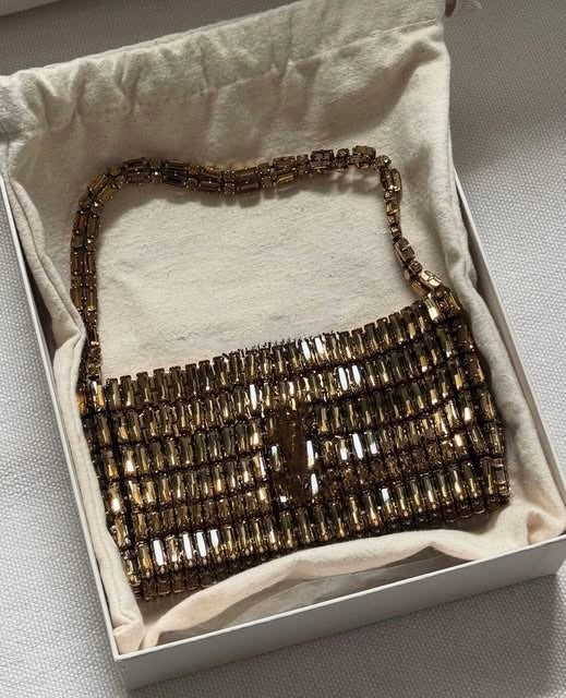 Stylish Mini Crystal Handbag