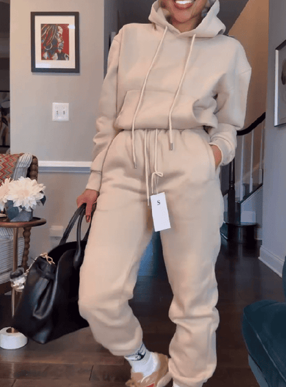 Tracksuit Set With Hood