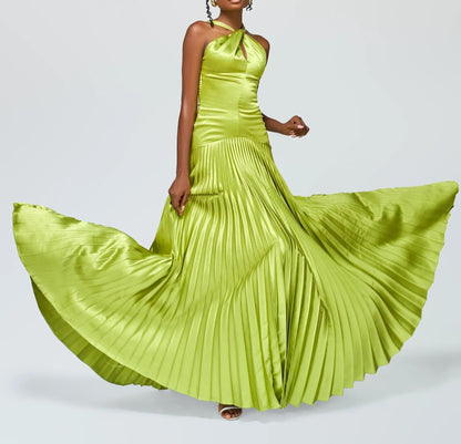 Mannie Maxi Pleated Gown