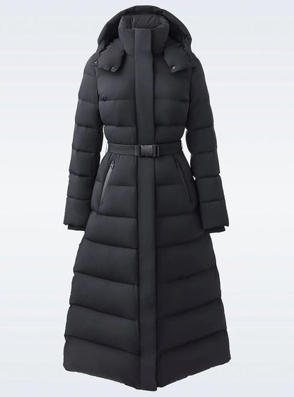 Stretch Down Maxi Coat