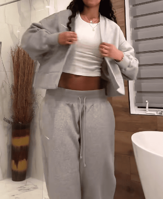 Gray tracksuit