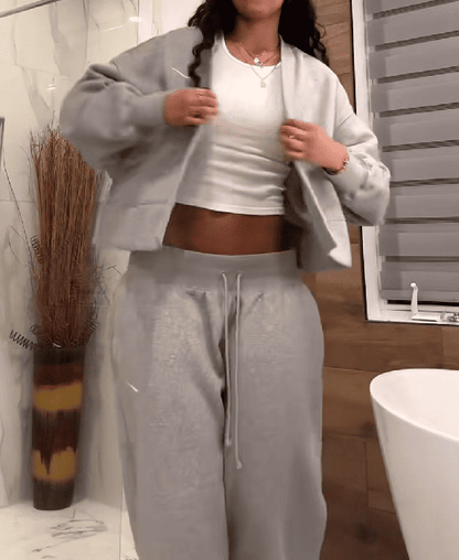 Gray tracksuit