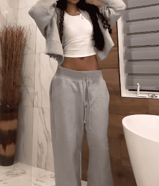 Gray tracksuit