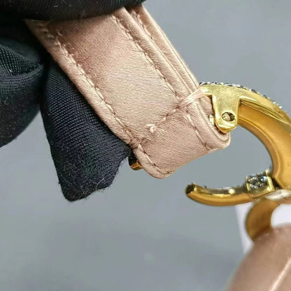 Saddle Bag with Crystal Buckle Handbag