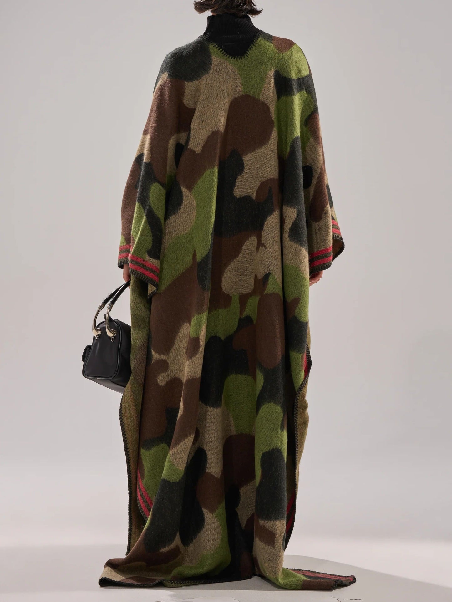 Camo Nights Maxi Poncho