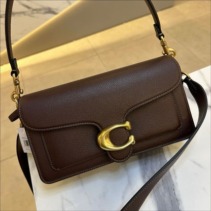 Pebbled Leather Shoulder Bag