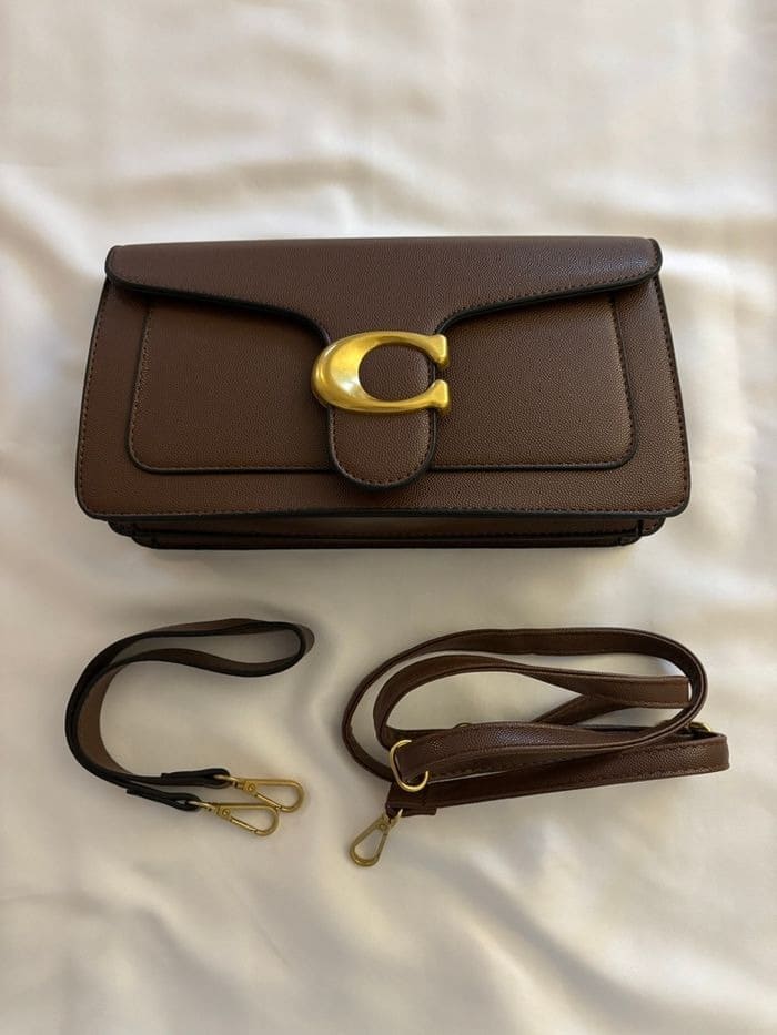 Pebbled Leather Shoulder Bag