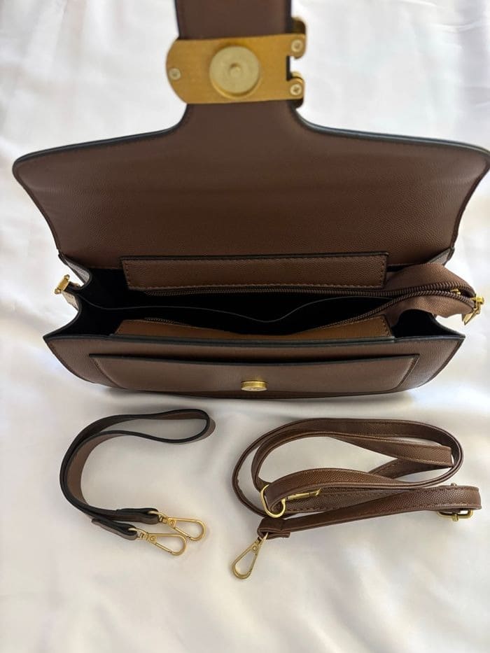 Pebbled Leather Shoulder Bag