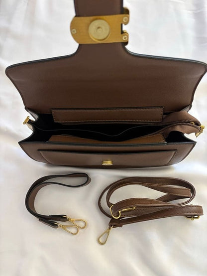 Pebbled Leather Shoulder Bag