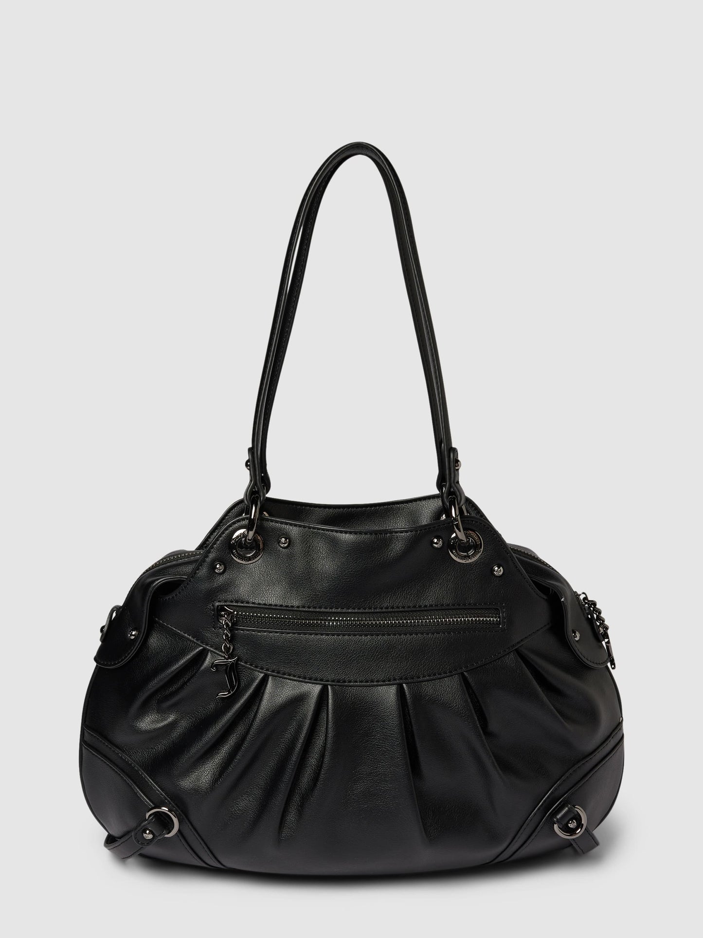 Black Love leather handbag