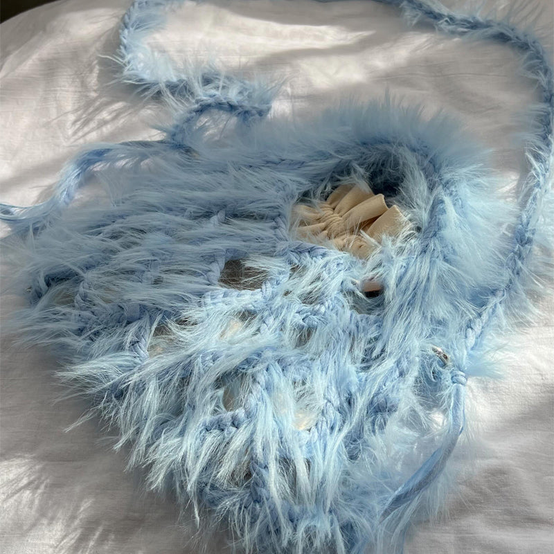 Hollowed Out  Woven Bag Crossbody Bag