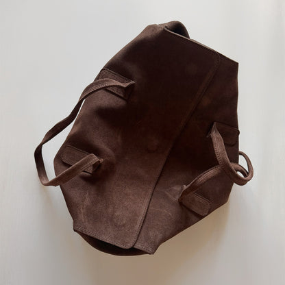 Suede Bag Large Capacity Vintage Tote Bag Shoulder Bag