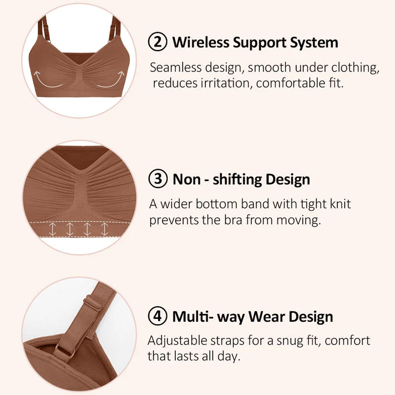 Plus Size Thin Push-up Bra Without Steel Ring