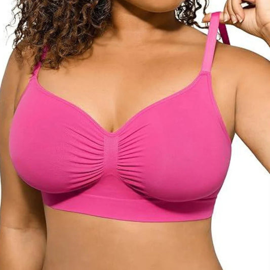 Plus Size Thin Push-up Bra Without Steel Ring