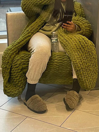 Knitted Cardigan Coat