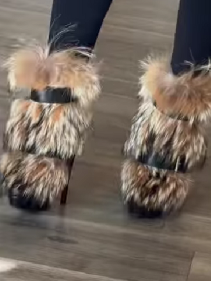 Plush High Heels