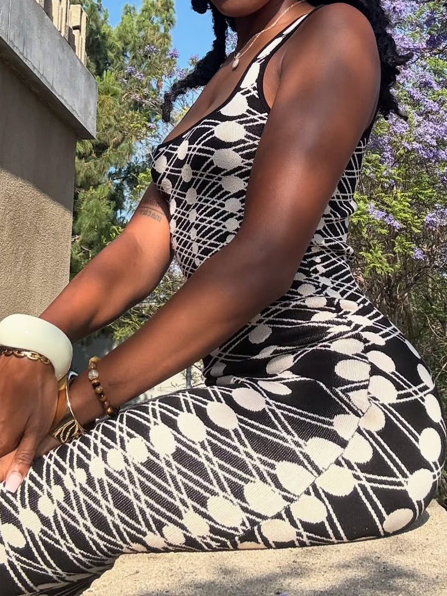 Elegant Scoop Neck Mermaid Dress