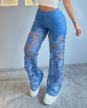 The Chic Lace Jeans