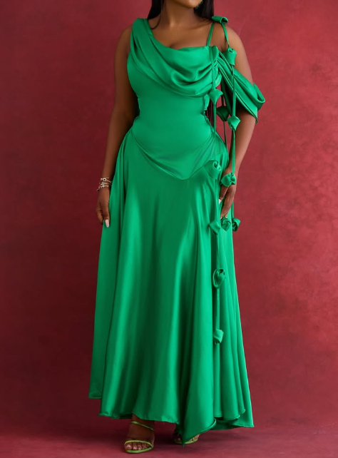 The One-shoulder Classy Dress For Events