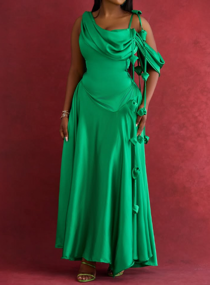 The One-shoulder Classy Dress For Events