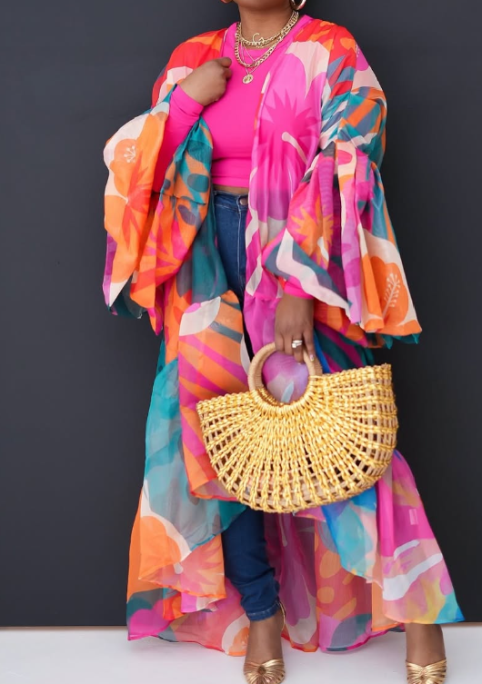 The Dazzle Floral Duster