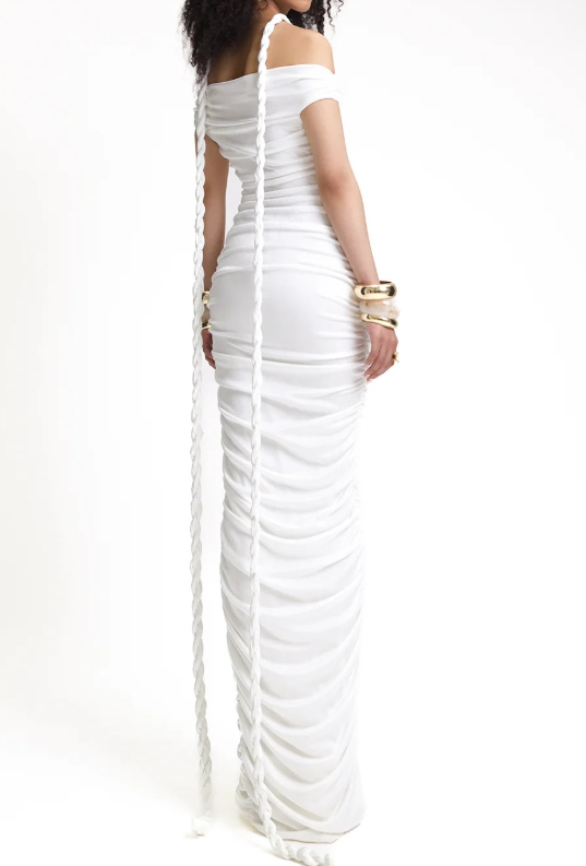 Demure Slim Maxi Dress