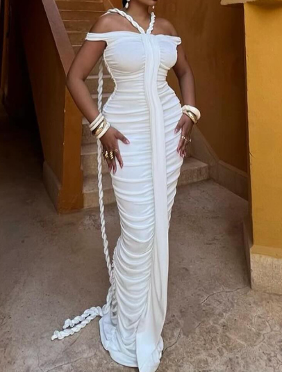 Demure Slim Maxi Dress