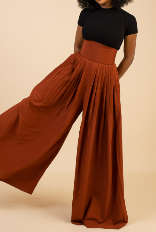 Powerful Wide-leg Pants