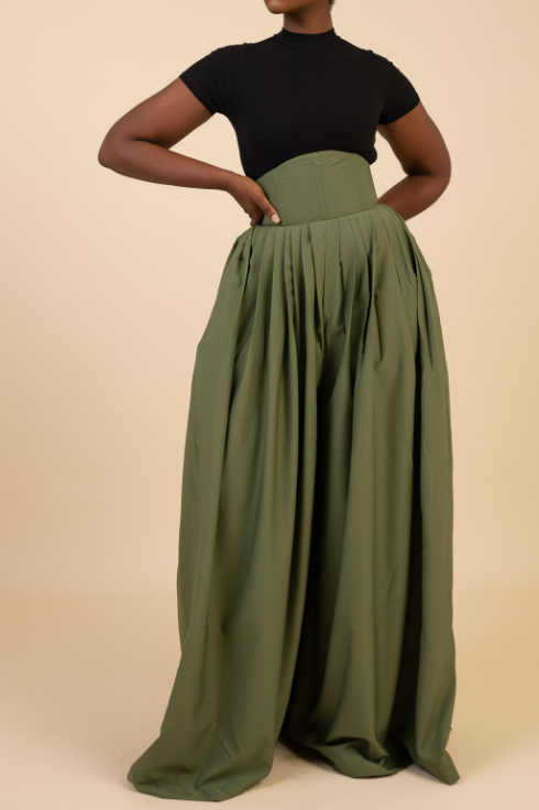 Powerful Wide-leg Pants