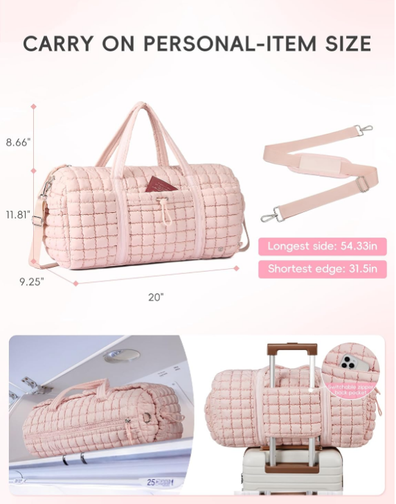 Convenient Puff Travel Bag