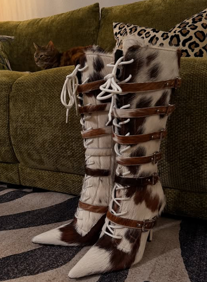 Fab Cowhide Boots