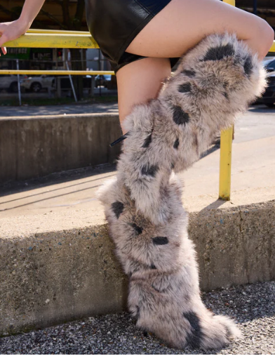 Fab Faux Fur Heels