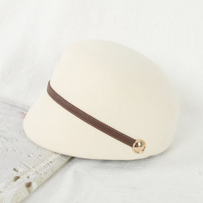 Wool Hat Equestrian Hat Warm Felt Hat
