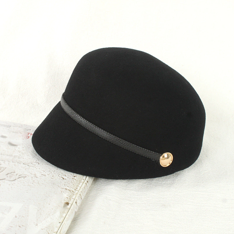 Wool Hat Equestrian Hat Warm Felt Hat