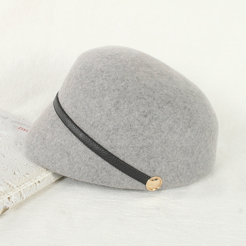 Wool Hat Equestrian Hat Warm Felt Hat