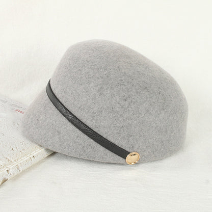 Wool Hat Equestrian Hat Warm Felt Hat