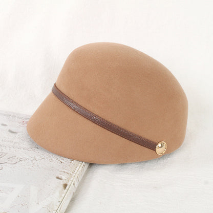 Wool Hat Equestrian Hat Warm Felt Hat