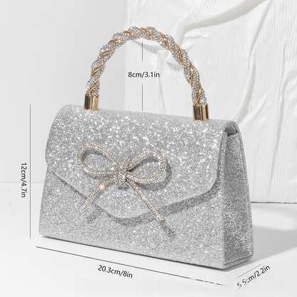 Sparkly Bow Handbag