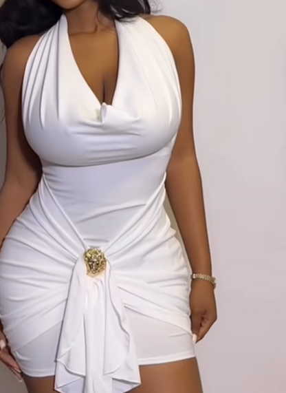 Sexy & Stylish Mini Backless Dress