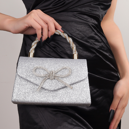 Sparkly Bow Handbag